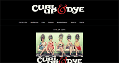 Desktop Screenshot of curl-upanddye.com